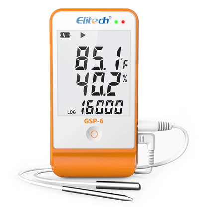 Elitech GSP-6 Temperature & Humidity Data Logger