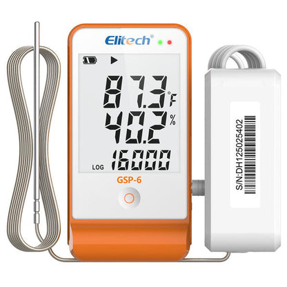 Elitech GSP-6 Temperature & Humidity Data Logger