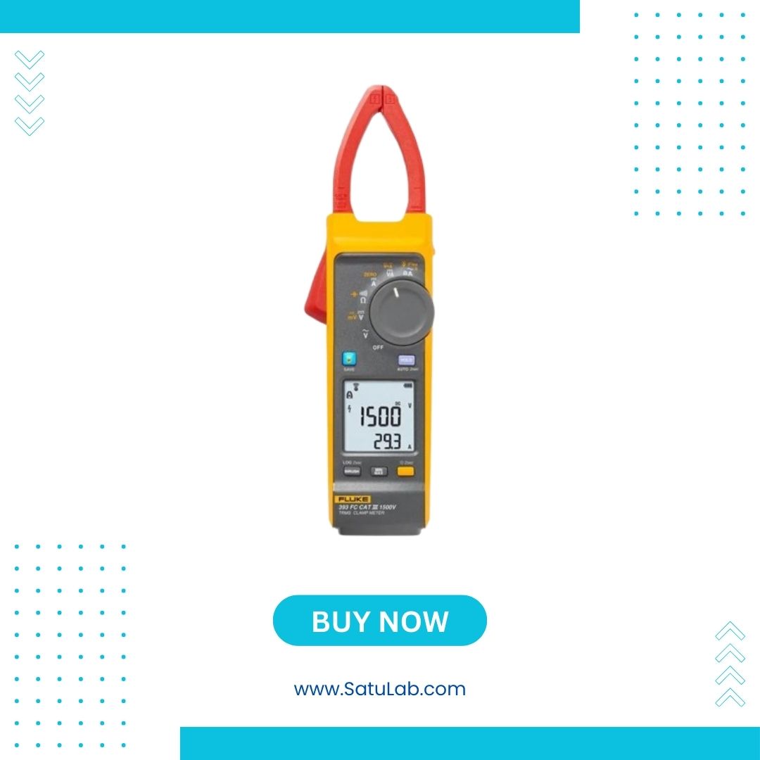 Fluke 393 CAT III 1500 V True-RMS Solar Clamp Meter