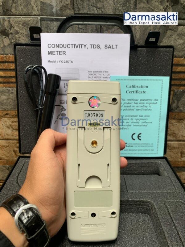 Lutron YK-22CTA Conductivity/ TDS/ Salt Meter