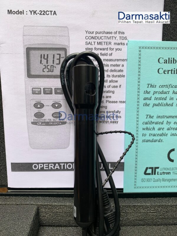 Lutron YK-22CTA Conductivity/ TDS/ Salt Meter