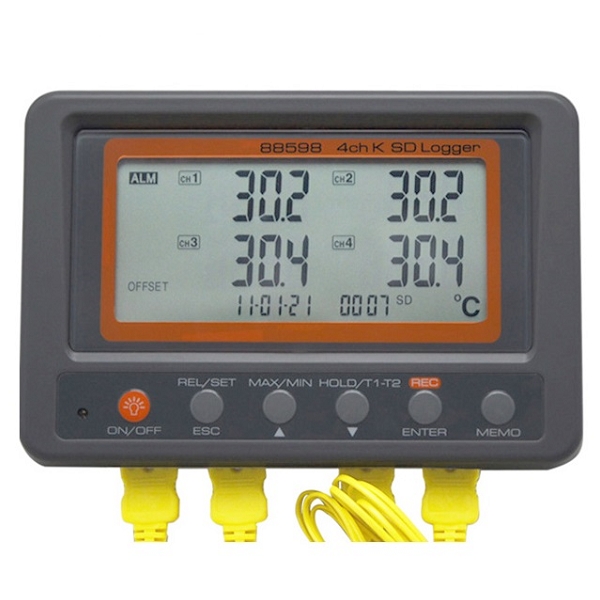AZ Instrument 88598 Datalloger Temp. 4 Ch
