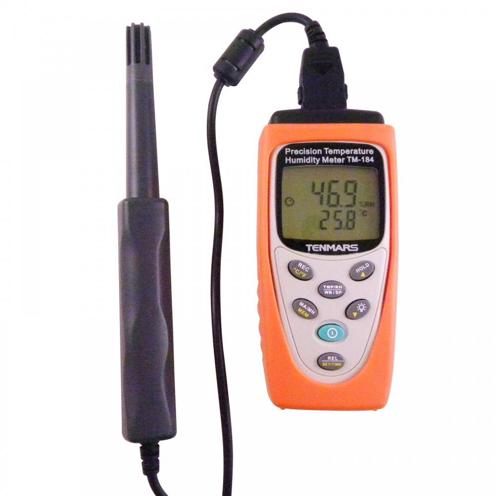 Tenmars TM-184 Precision Temperature&Humidity With Data Logging