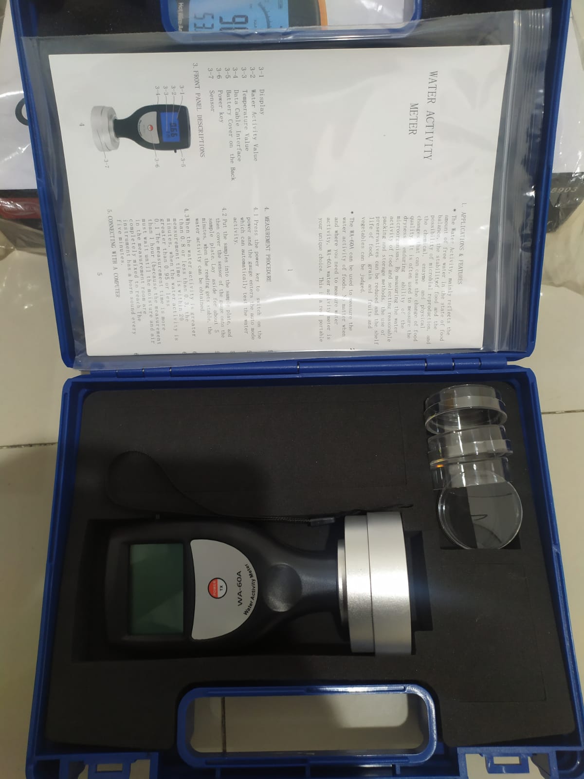 Landtek WA-60A Water Activity Meter 2