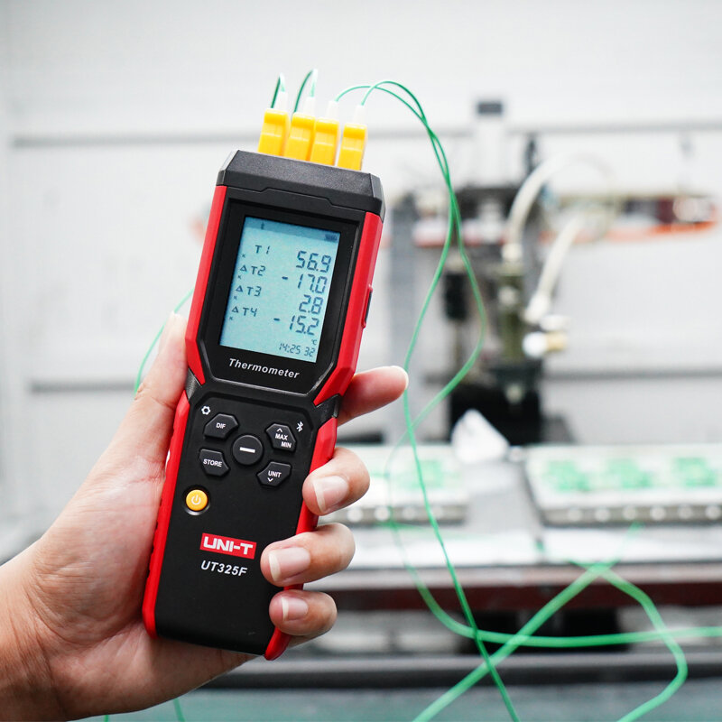 UNI-T UT325F Thermocouple 4 Channel Bluetooth Apps 4
