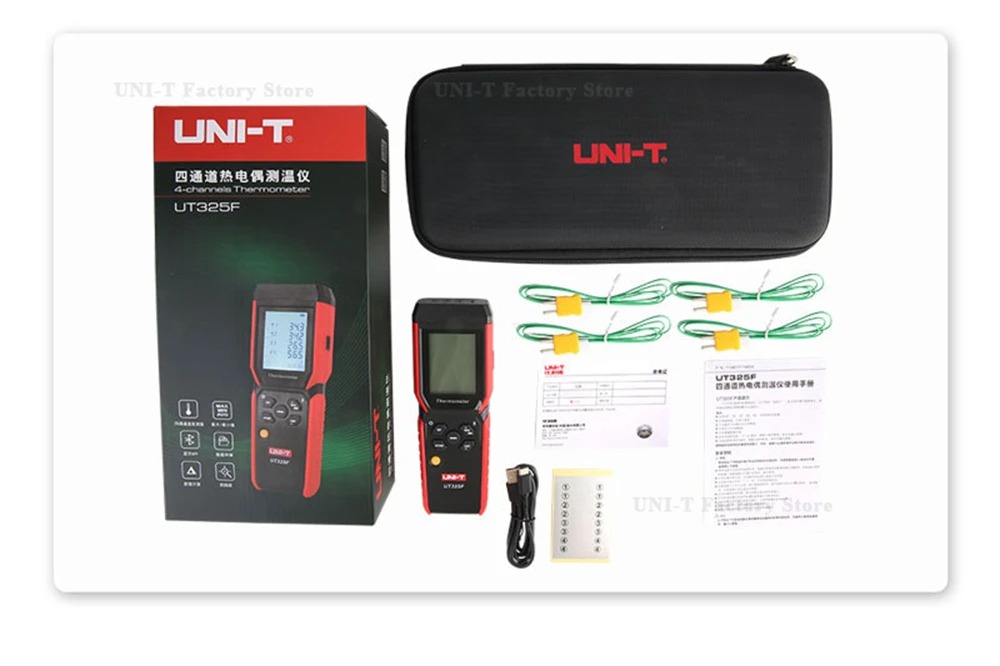 UNI-T UT325F Thermocouple 4 Channel Bluetooth Apps 6