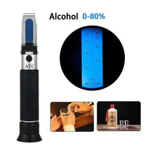 Refractometer Alcohol 0-80%