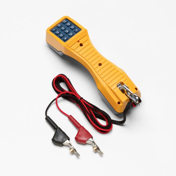 Fluke Networks TS19 Test Set with Banana Jacks to Aligator Clips
