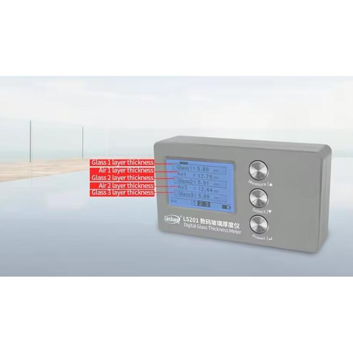 Linshang LS201 Digital Glass Thickness