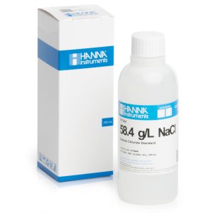 Hanna HI 7084M 58.4 g/L NaCl Standard Solution (230 mL Bottle)